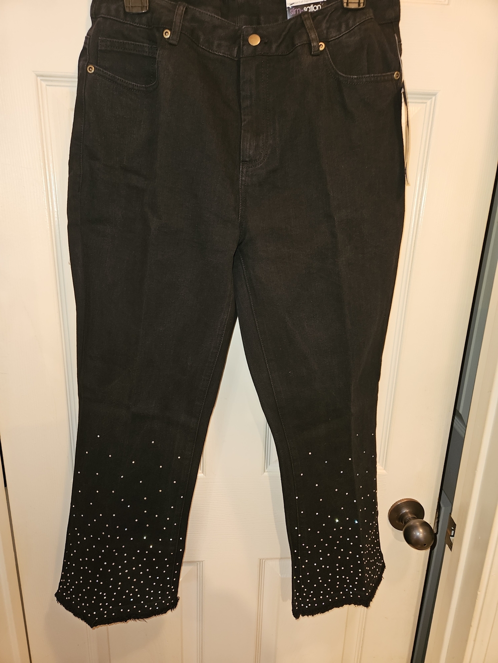 Slimsation By Multiples Black Boot Cut Jeans